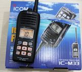 floating Icom IC-M33 marine vhf radios VHF walkie talkie waterproof IP67