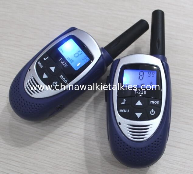 T228 mini size ptt walk talk pmr walkie talkie pair