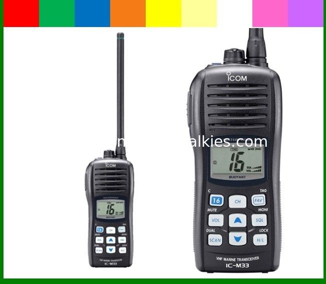 VHF Marine Transceiver icom ic-m34 radio floating wateproof walkie talkie