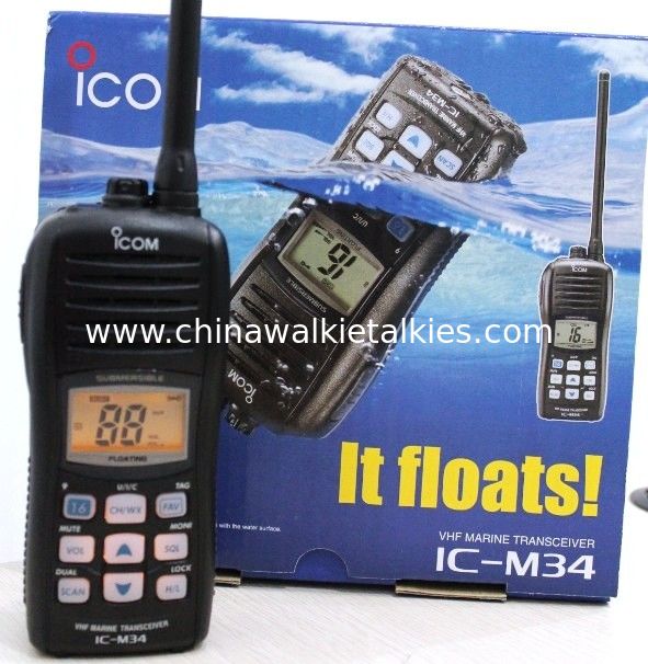VHF Marine Waterproof 2 Way Radios M34