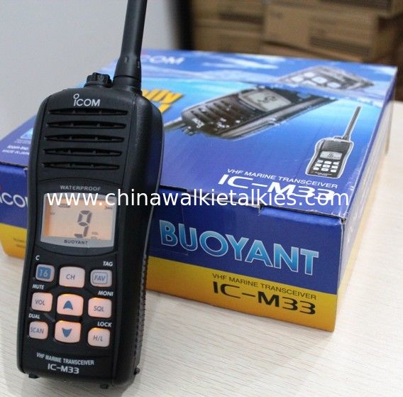 Icom IC-M33 ham radio hf radio transceiver waterproof interphone